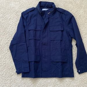 NWT Outerknown Men’s Jacket. Size Large, Color Navy Blue. RARE FIND!